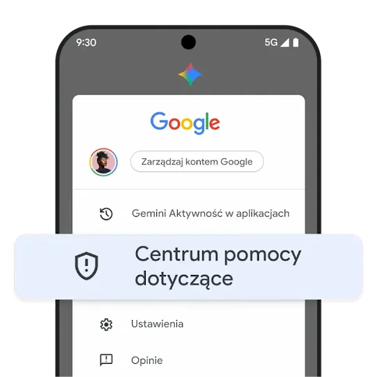 Grafika przedstawiająca Centrum pomocy dotyczącej prywatności
