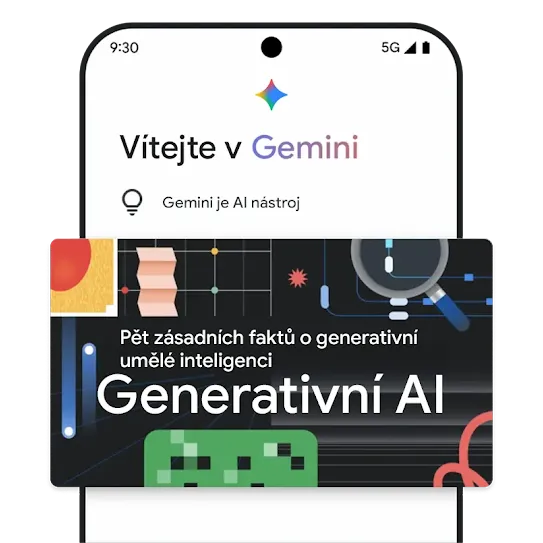 Grafika Gemini ke vzdělávání o generativní umělé inteligenci