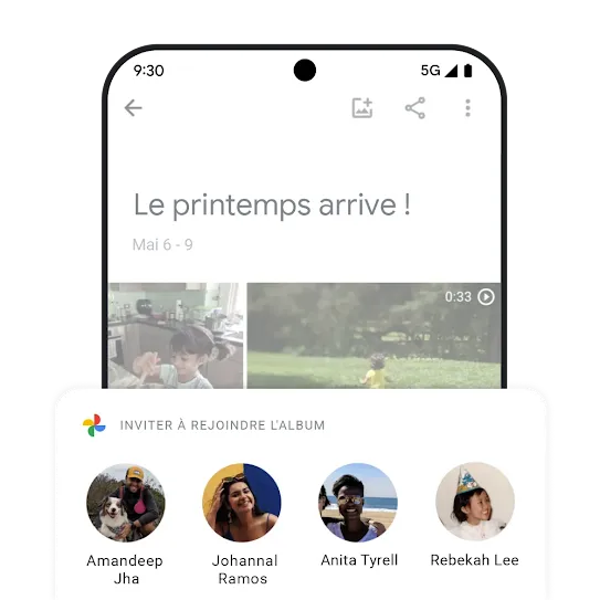 Illustration sur le partage