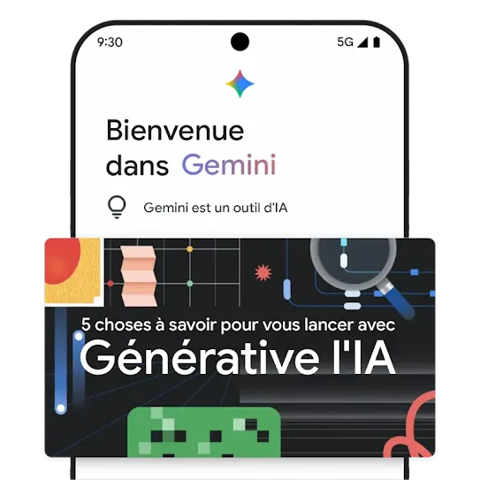 Image de Gemini pour l'éducation avec l'IA générative