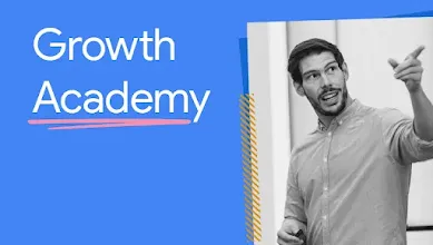 Imagem com o título "Growth Academy" e foto de Nikolas Vogt