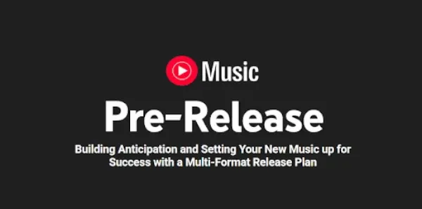 Pre-Release Strategy for Artists