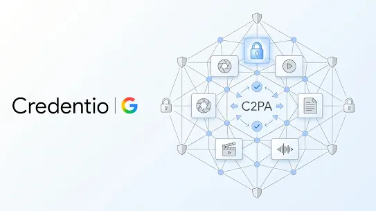 A flowchart of Credentio, an open-source C++ library designed for working with Coalition for Content Provenance and Authenticity (C2PA) Content Credentials.