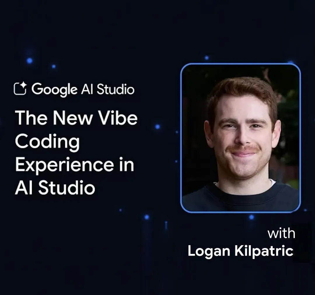 Overview of the new vibe coding experience in AI Studio video card image