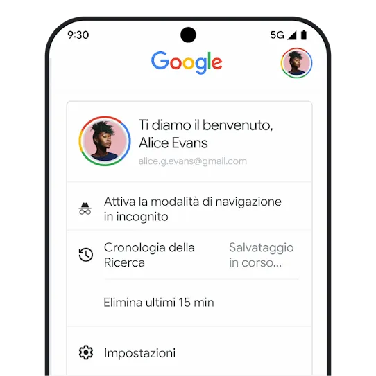 Immagine relativa all'eliminazione della cronologia recente