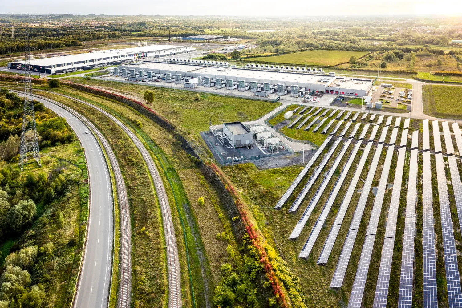 St. Ghislain Solar field