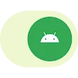 Android logo placed within the toggle UI.