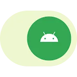 Android logo placed within the toggle UI.