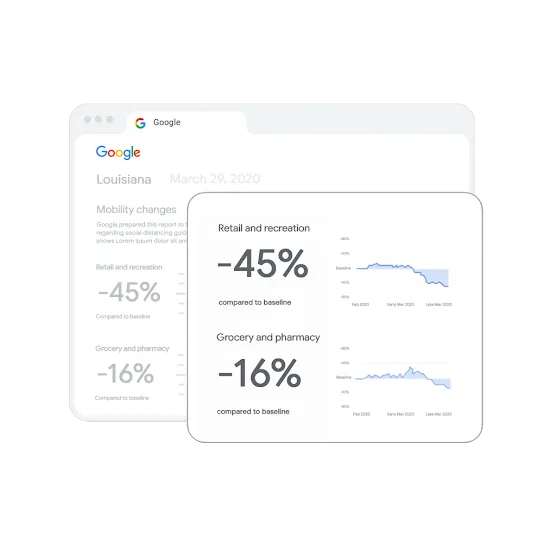 Browser window with a graph.