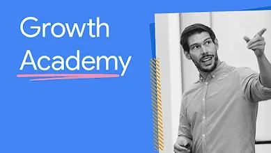 Imagem com o título "Growth Academy" e foto de Nikolas Vogt