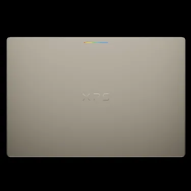 Googlebook laptop closed, top surface showing the Googlebook wordmark.