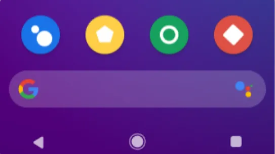 Android search bar on phone