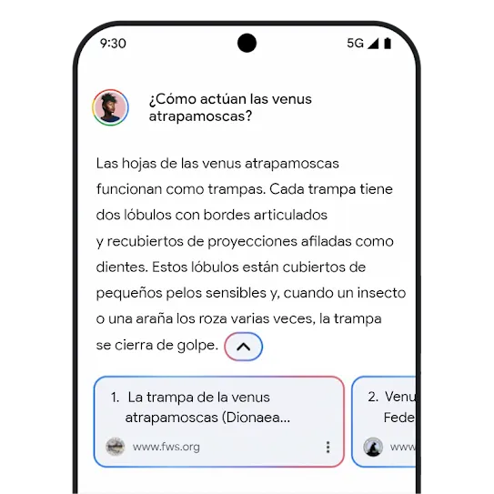 Imagen de enlaces relacionados de Gemini