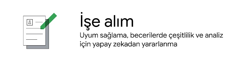 Değerlendirilip notlandırılmış bir kağıt görselinin yanında "satın alma", "uyum sağlama", "becerilerde çeşitlilik" ve "analiz için yapay zeka" ifadeleri yer alıyor.