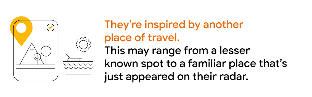 Main reason why APAC travelers change their minds about their destination: They’re inspired by another place of travel. This may range from a lesser known spot to a familiar place that’s just appeared on their radar.