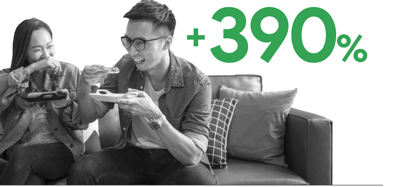 +390% search interest in “group order” in the Philippines as Filipinos look for ways to share meals together, even while apart.