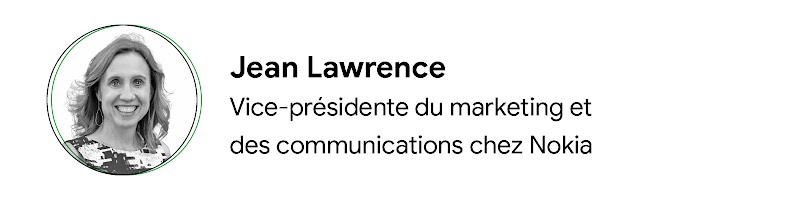 Jean Lawrence, vice-présidente du marketing et des communications chez Nokia