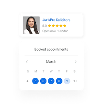 An attorney in a meeting sits at a conference table.
