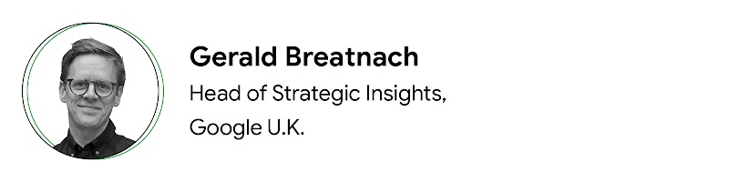Portrait du contributeur Gerald Breatnach, responsable des insights stratégiques, Google Royaume-Uni
