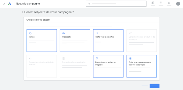 Performance MAX campaign objectives