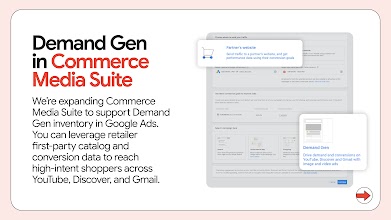 Google Ads interface displaying the Commerce Media Suite solution.