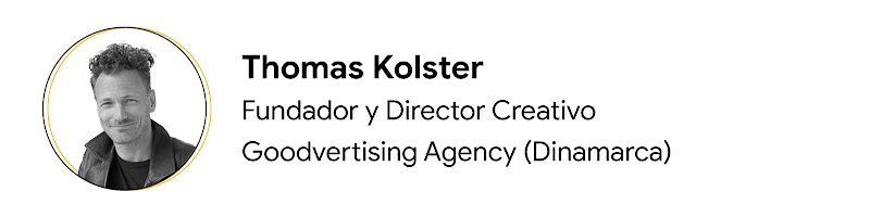 Fotografía del colaborador Thomas Kolster, fundador y director creativo de Goodvertising Agency (Dinamarca)