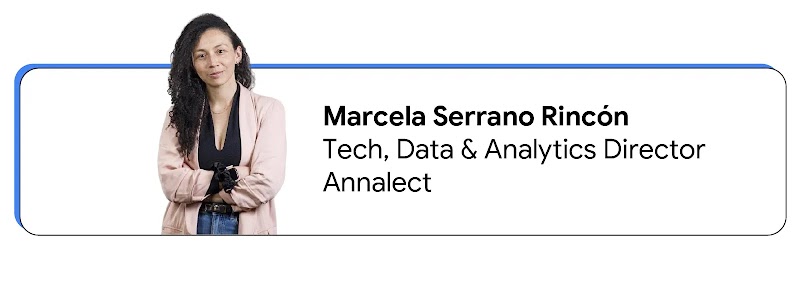Retrato a color de Marcela Serrano Rincón, Tech, Data, and Analytics Director, Annalect.