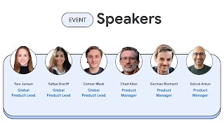 Speaker line up: Tara Jensen, Safiya Shariff, Chad Allen, Conner Meek, Angela Carlsson & German Blomqvist