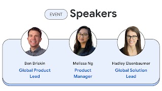 Speaker lineup: Ben Briskin, Melissa Ng, and Hadley Elsenbaume