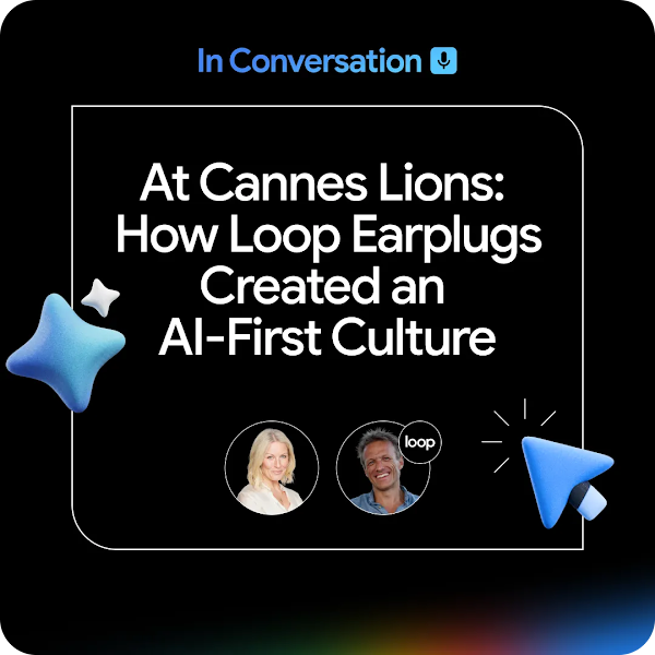 Image reads “In Conversation at Cannes Lions”