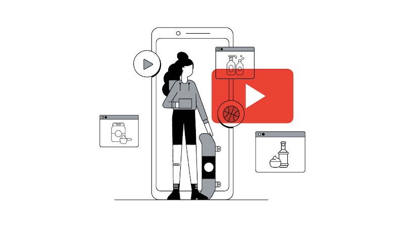 Foto em P&B de Carla Forte, Gerente de Marketing de Clear Brasil. Ela tem cabelo escuro comprido e sua imagem está sobreposta a um fundo vermelho.