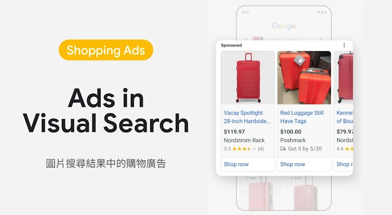 消費者通過 Google Lens 進行圖片搜索