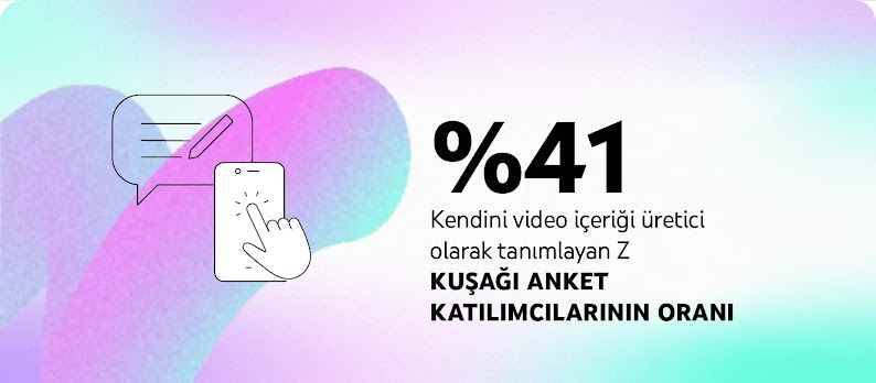 Z kuşağının %41'i kendini video içeriği üretici olarak tanımlıyor