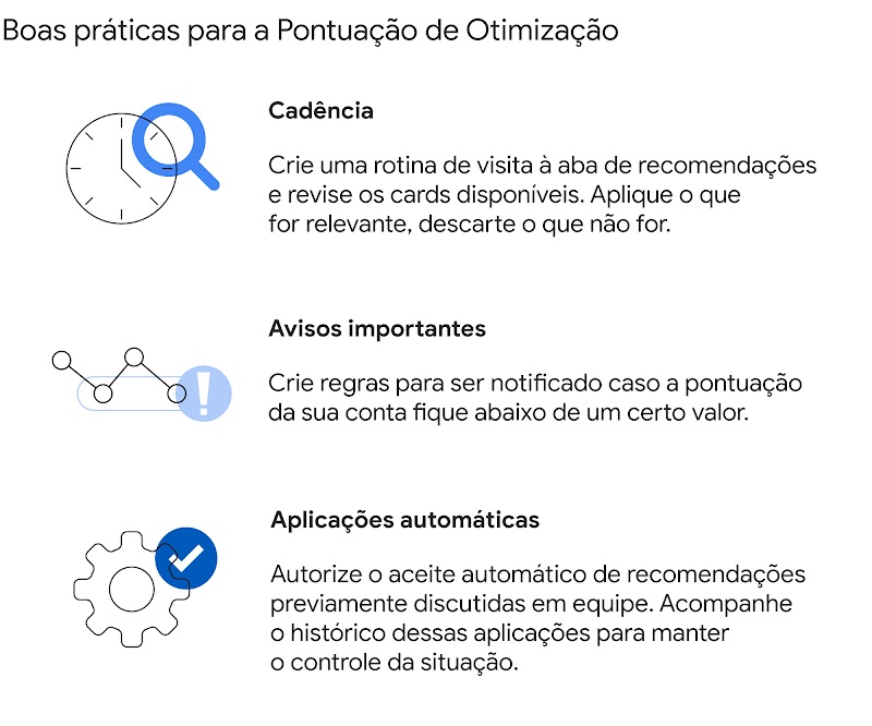 Pontuação de Otimização: melhore os resultados das suas campanhas com um único clique