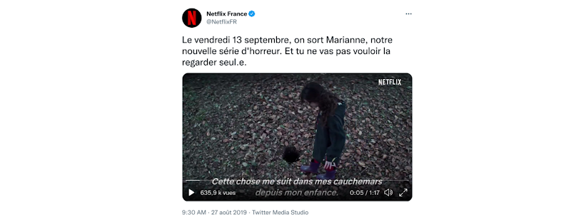 Netflix réseaux sociaux