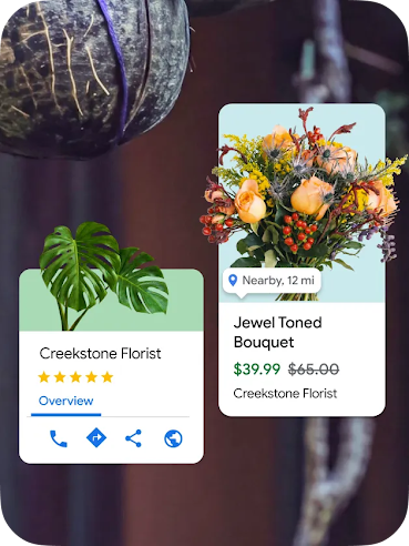 With Google AI, put your business in front of people as they search, stream, and shop.
