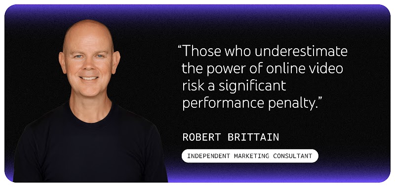 Those who underestimate the power of online video (non-social) risk a significant performance penalty, shown with a 3D YouTube play button, based on research across 550 Effies Awards, highlighting YouTube’s role in marketing effectiveness.