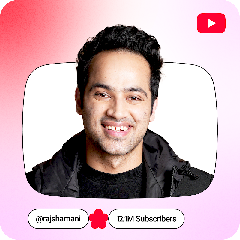 We see an image of YouTube creator smiling