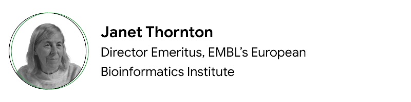 Janet Thornton'ın Portre Fotoğrafı, Director Emeritus, EMBL Avrupa Biyoinformatik Enstitüsü