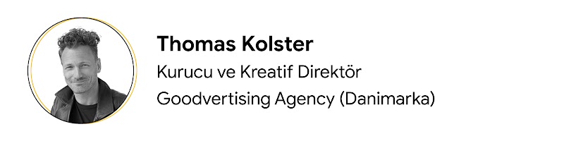 Danimarka'daki Goodvertising Agency'de Kurucu ve Kreatif Direktör olarak görev yapan katılımcı Thomas Kolster'in portre fotoğrafı