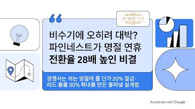 [Success Case] 비수기에 오히려 대박? 파인네스트가 명절 연휴 전환율 28배 높인 비결