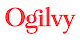 The word Ogilvy in a custom, red serif typeface on a white background.