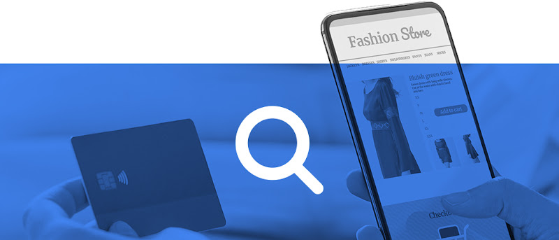 A person holding a mobile phone to browse an e-commerce site in one hand and a credit card in another hand to make digital payment for online purchases