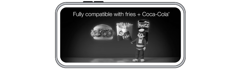 A mobile phone displaying a YouTube ad launched by Jollibee Philippines as part of its digital-first strategy