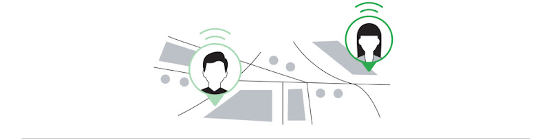 A map showing the location of two event attendees who both scanned a Beer Buddy QR code at nearby events