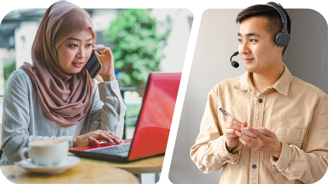 Khách hàng Google Ads trò chuyện với chuyên gia Google Ads hữu ích