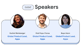 Speaker line up - Rachel Weinberger, Vlad Popa-Florea, Raye Askin