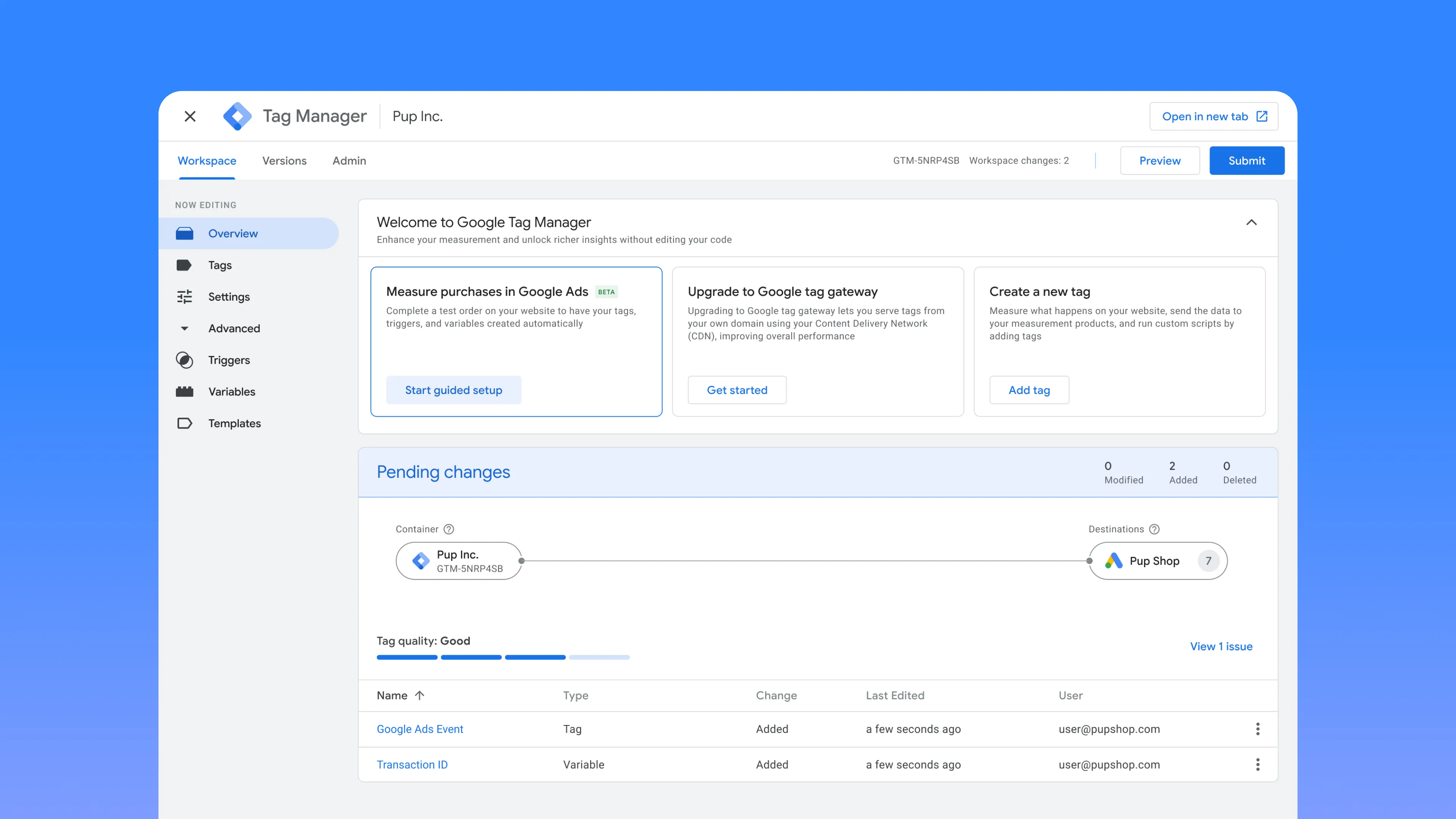 Google Tag Manager image