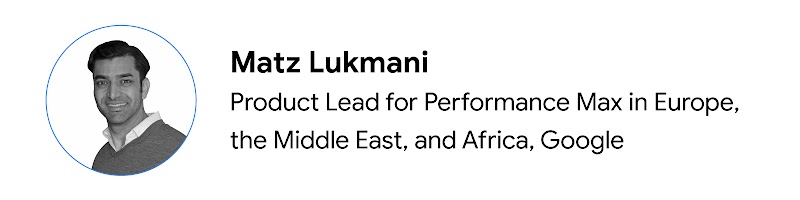 Foto de Matz Lukmani, director de producto de Máximo Rendimiento de Google para Europa, Oriente Medio y África.