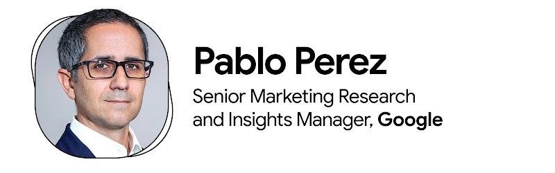 Primo piano di Pablo Perez, Senior Marketing Research and Insights Manager, Google